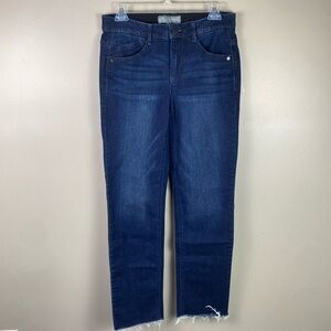 Wit & Wisdom Blue Ankle Cropped Jeans 4